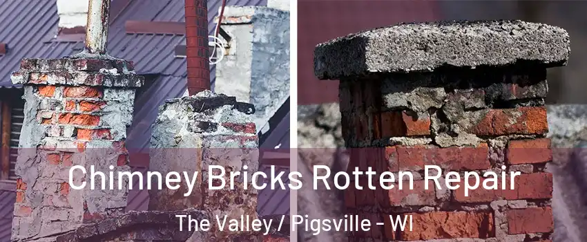 Chimney Bricks Rotten Repair The Valley / Pigsville - WI