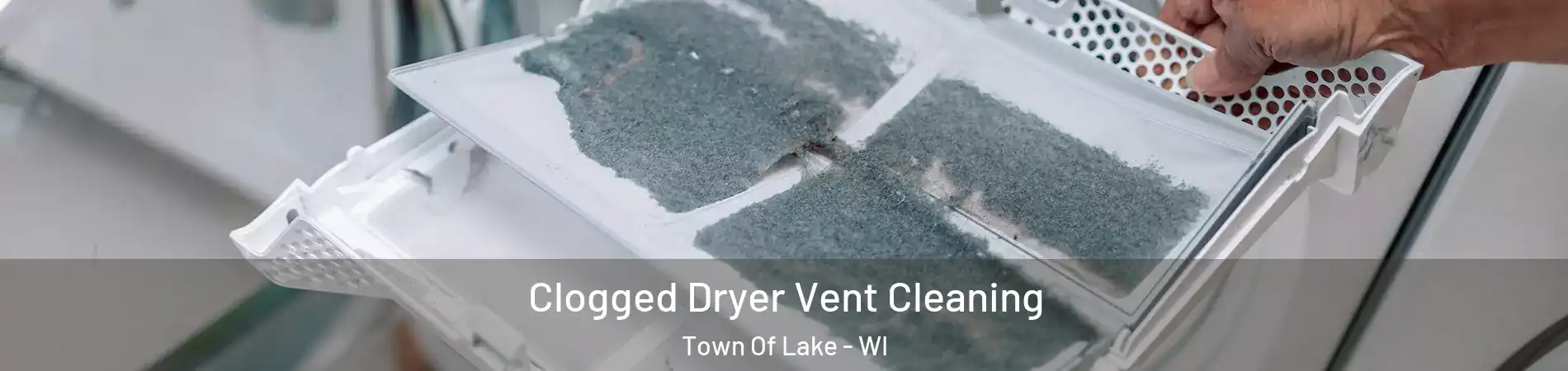 Clogged Dryer Vent Cleaning Town Of Lake - WI