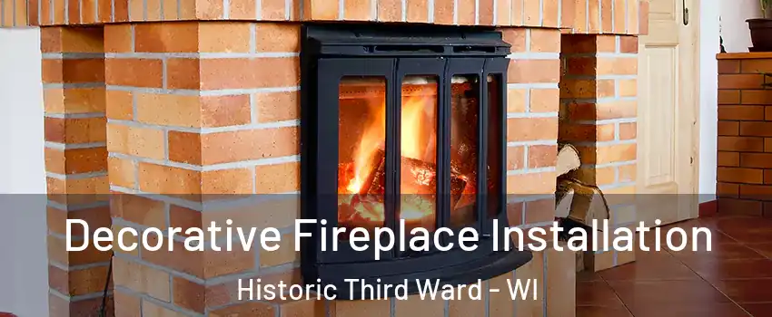 Decorative Fireplace Installation Historic Third Ward - WI