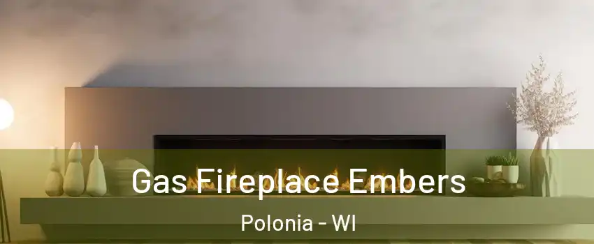 Gas Fireplace Embers Polonia - WI