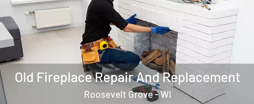 Old Fireplace Repair And Replacement Roosevelt Grove - WI