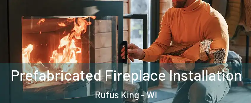 Prefabricated Fireplace Installation Rufus King - WI